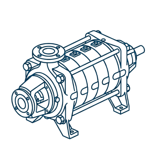 Maintenance pompe multicellulaire industrielle